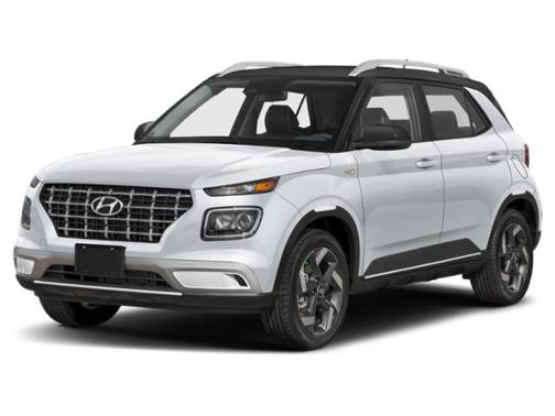 Lunar White w/Black Roof 2026 Hyundai VENUE SEL w/Two-Tone Roof