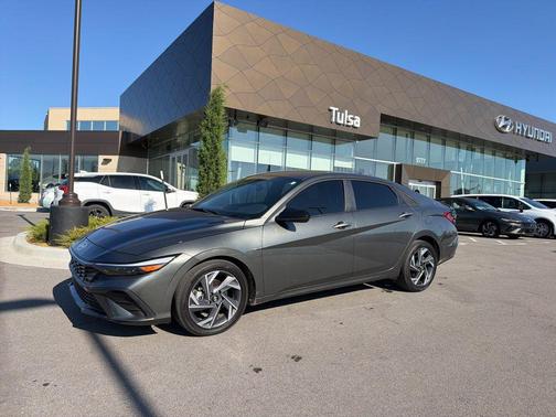 Amazon Gray 2025 Hyundai ELANTRA Sport