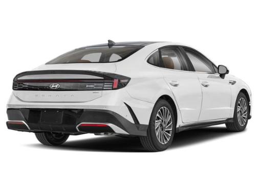 Serenity White 2026 Hyundai SONATA Hybrid Limited