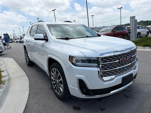 White Frost Tricoat 2020 GMC Acadia Denali