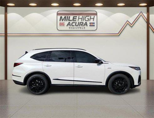 Platinum White 2026 Acura MDX A-Spec Advance Package