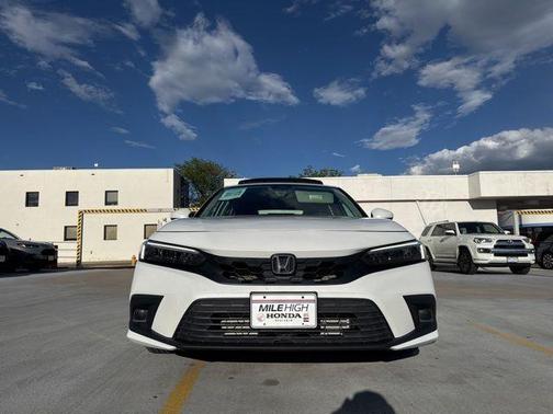 Platinum White Pearl 2024 Honda Civic EX-L