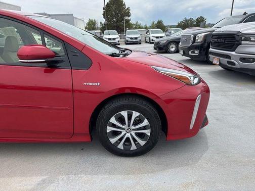 Red 2019 Toyota Prius XLE