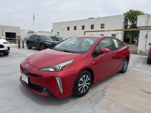 Red 2019 Toyota Prius XLE