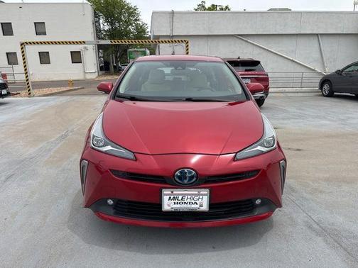 Red 2019 Toyota Prius XLE