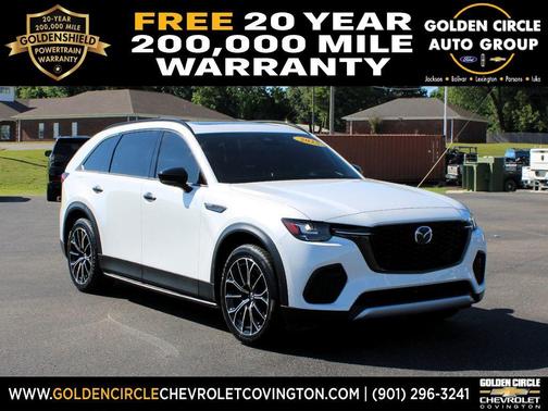 Rhodium White Premium 2025 Mazda CX-70 PHEV Premium Plus Package