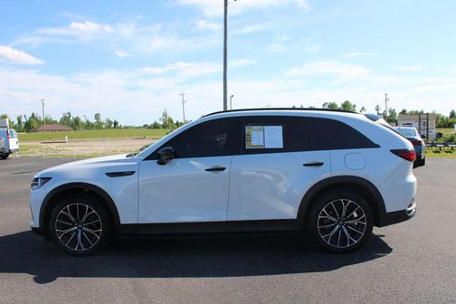 Rhodium White Premium 2025 Mazda CX-70 PHEV Premium Plus Package
