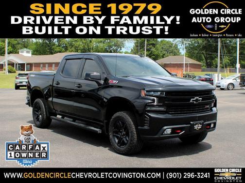 Black 2021 Chevrolet Silverado 1500 LT Trail Boss