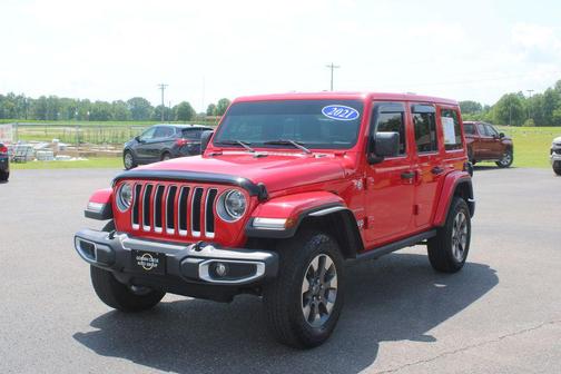 Firecracker Red Clearcoat 2021 Jeep Wrangler Unlimited Sahara