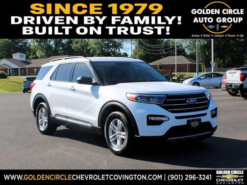 Oxford White 2023 Ford Explorer XLT
