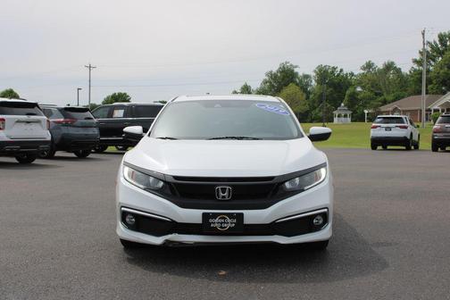 Platinum White Pearl 2019 Honda Civic EX