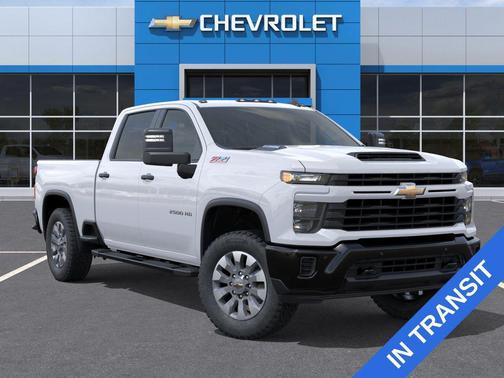 Summit White 2026 Chevrolet Silverado 2500 Custom