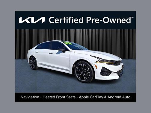 White Pearl 2024 Kia K5 GT-Line