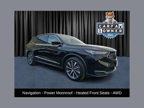 Black 2025 Acura MDX Technology Package