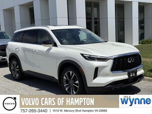 Majestic White 2023 INFINITI QX60 Luxe