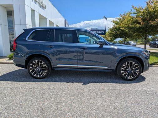 Denim Blue Metallic 2026 Volvo XC90 Plug-In Hybrid Ultra, T8 AWD, Electric/Gasoline, Bright, 7 Seats