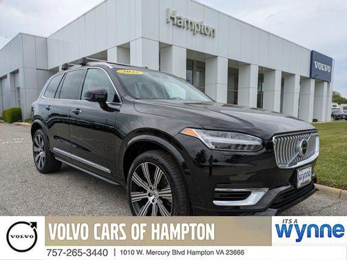 Onyx Black Metallic 2022 Volvo XC90 Recharge Plug-In Hybrid T8 Inscription 6 Passenger