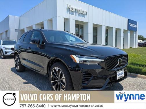 Onyx Black Metallic 2026 Volvo XC60 Plug-In Hybrid Plus, T8 AWD Electric/Gasoline, Dark