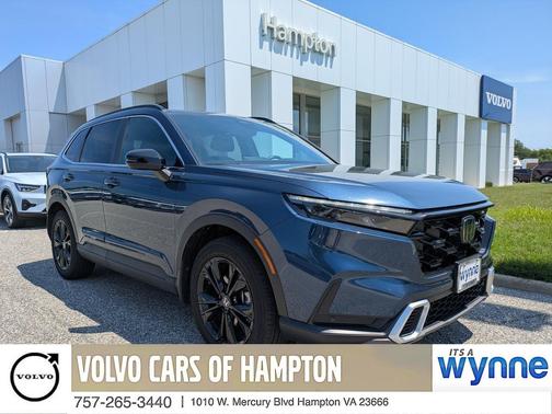 Canyon River Blue Metallic 2024 Honda CR-V Hybrid Sport Touring AWD