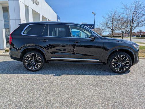Onyx Black Metallic 2026 Volvo XC90 Plus, B6 AWD Gas (mild hybrid), Gasoline, Bright, 7 Seats
