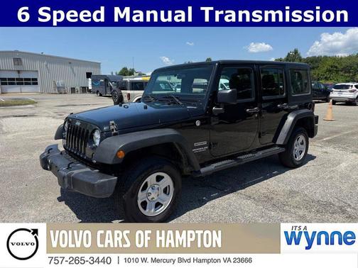 Black Clearcoat 2017 Jeep Wrangler Unlimited Sport