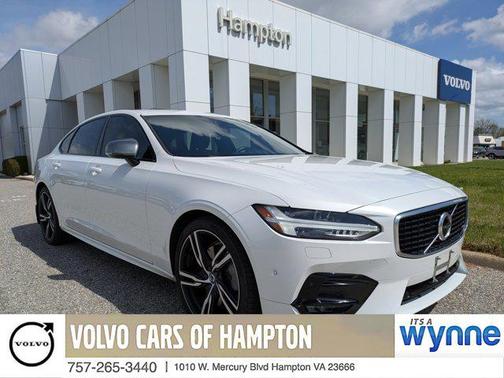 Crystal White Metallic 2020 Volvo S90 T6 R-Design