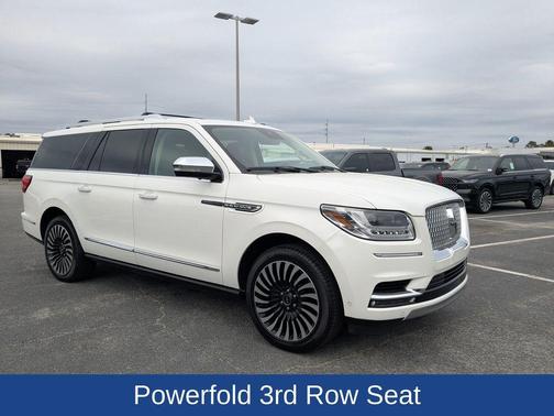 Pristine White 2021 Lincoln Navigator L Black Label