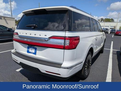 Pristine White 2021 Lincoln Navigator L Black Label