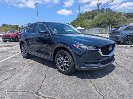 Deep Crystal Blue Mica 2018 Mazda CX-5 Touring