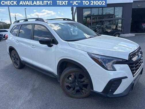 Crystal White Pearl 2024 Subaru Ascent Onyx Edition