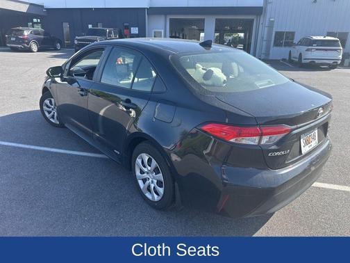 Midnight Black Metallic 2025 Toyota Corolla Hybrid LE