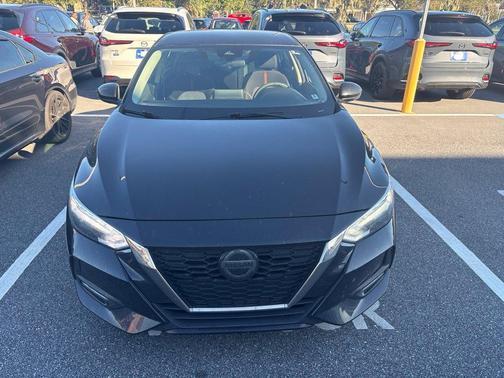 Black 2021 Nissan Sentra SR