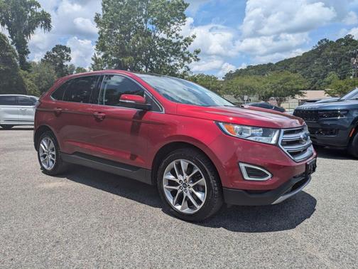 Ruby Red Metallic Tinted Clearcoat 2018 Ford Edge Titanium