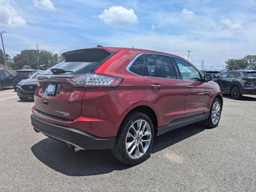 Ruby Red Metallic Tinted Clearcoat 2018 Ford Edge Titanium