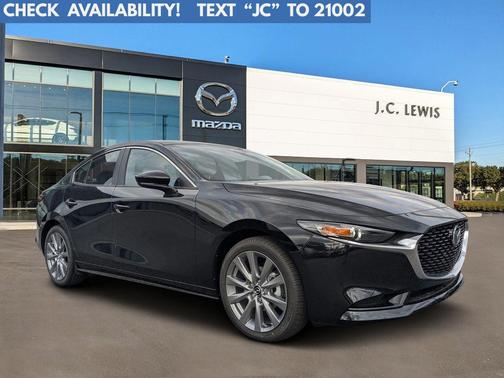 Jet Black Mica 2026 Mazda Mazda3 FWD w/Preferred Package