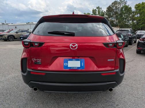 Soul Red Crystal Metallic 2025 Mazda CX-50 Hybrid Preferred Package