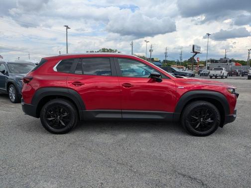 Soul Red Crystal Metallic 2025 Mazda CX-50 Hybrid Preferred Package