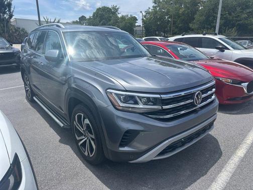 Platinum Gray Metallic 2021 Volkswagen Atlas 3.6L SEL Premium