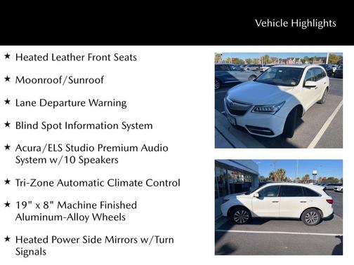 2014 Acura MDX 3.5L Technology Package