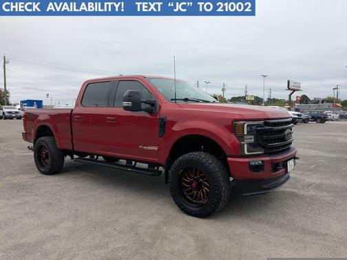 Rapid Red Metallic Tinted Clearcoat 2022 Ford F-250 Lariat