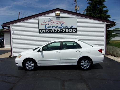 WHITE 2007 Toyota Corolla LE