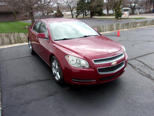 RED 2011 Chevrolet Malibu LT
