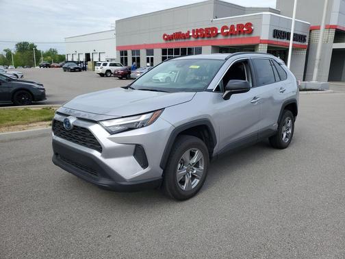 Silver Sky Metallic 2023 Toyota RAV4 Hybrid LE