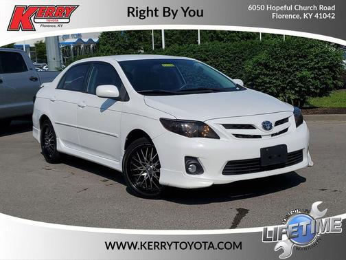 Super White 2012 Toyota Corolla S