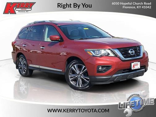 Cayenne Red Metallic 2017 Nissan Pathfinder Platinum