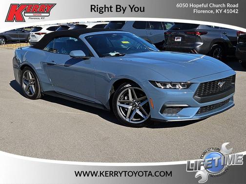 Vapor Blue Metallic 2024 Ford Mustang EcoBoost Premium