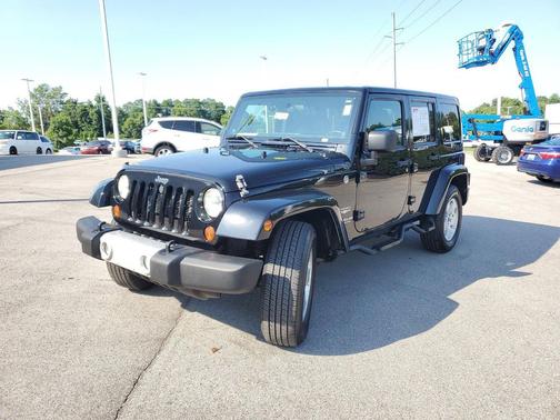 Black Clearcoat 2012 Jeep Wrangler Unlimited Sahara