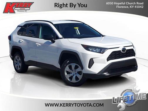 Super White 2021 Toyota RAV4 LE