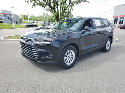 Midnight Black Metallic 2025 Toyota Grand Highlander XLE