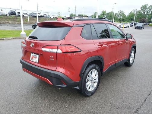 Barcelona Red Metallic 2023 Toyota Corolla Cross LE